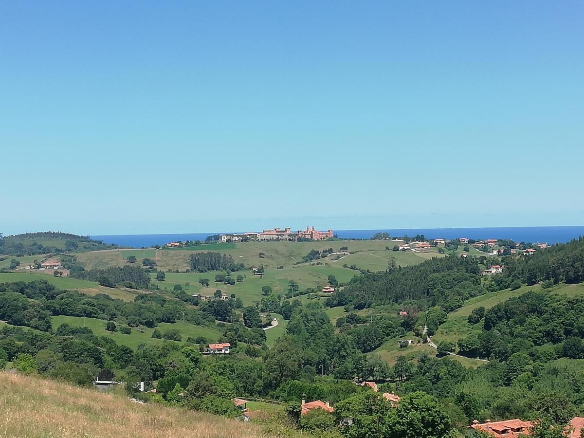 Posada Torre Del Milano Comillas Bagian luar foto